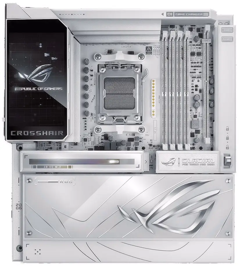 Aluche Gaming - Montaje Placa Base ASUS ROG CROSSHAIR X870E GLACIAL Aluche